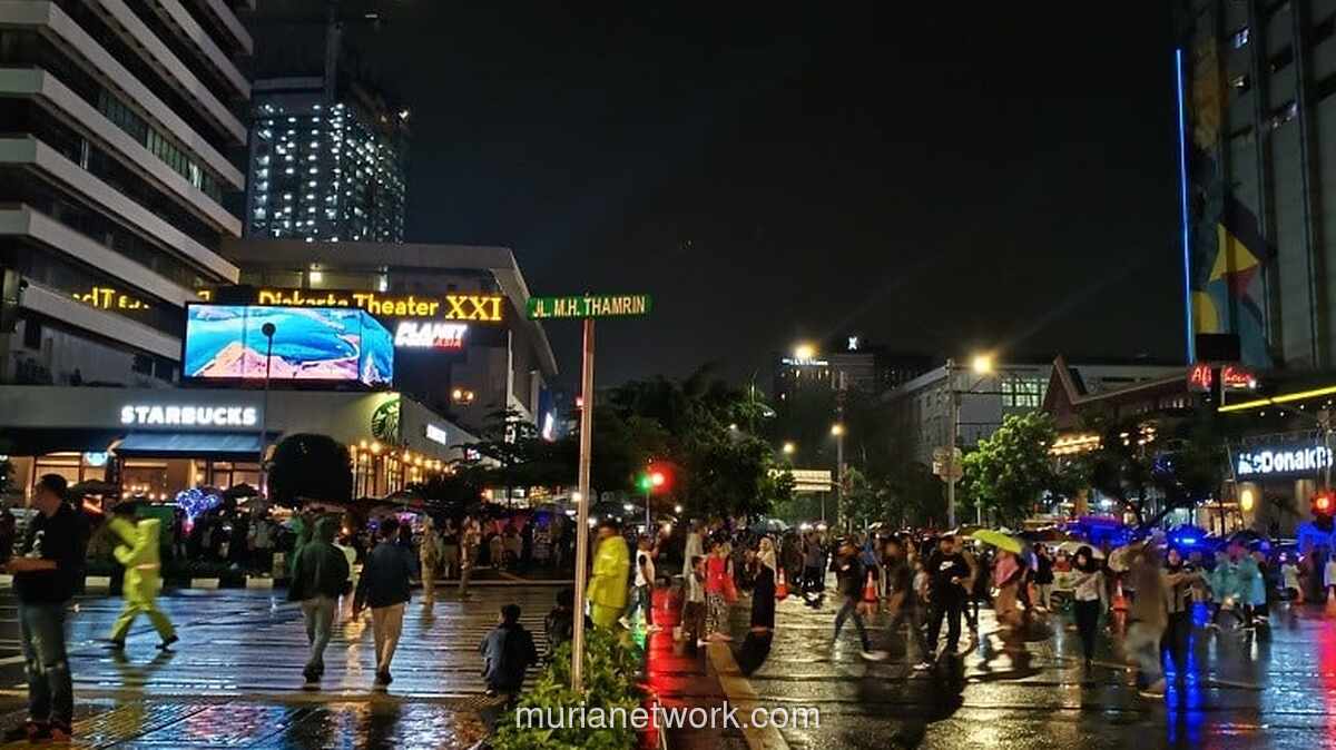 Sudirman-Thamrin Berubah Jadi Panggung Raksasa di Malam Tahun Baru