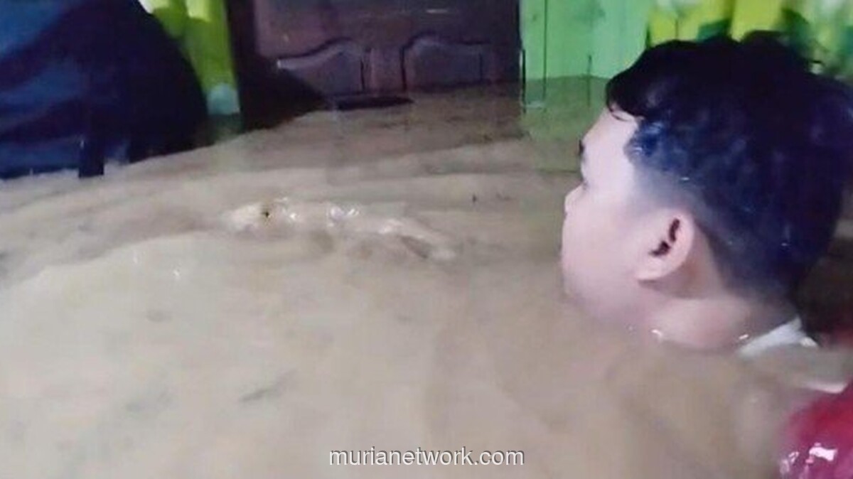 Balangan Dibanjiri, Rumah-rumah Tenggelam dalam Genangan Ekstrem