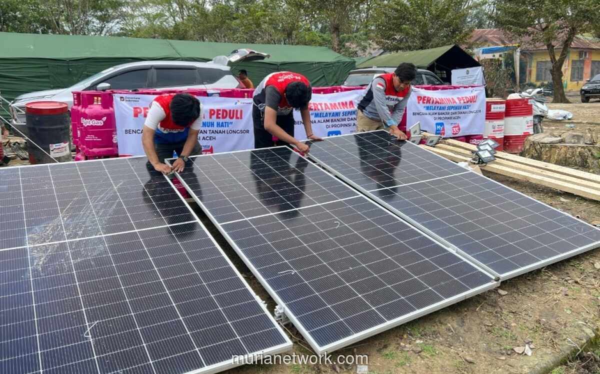 Cahaya Surya Mulai Terangi Tenda Pengungsi Aceh Tamiang