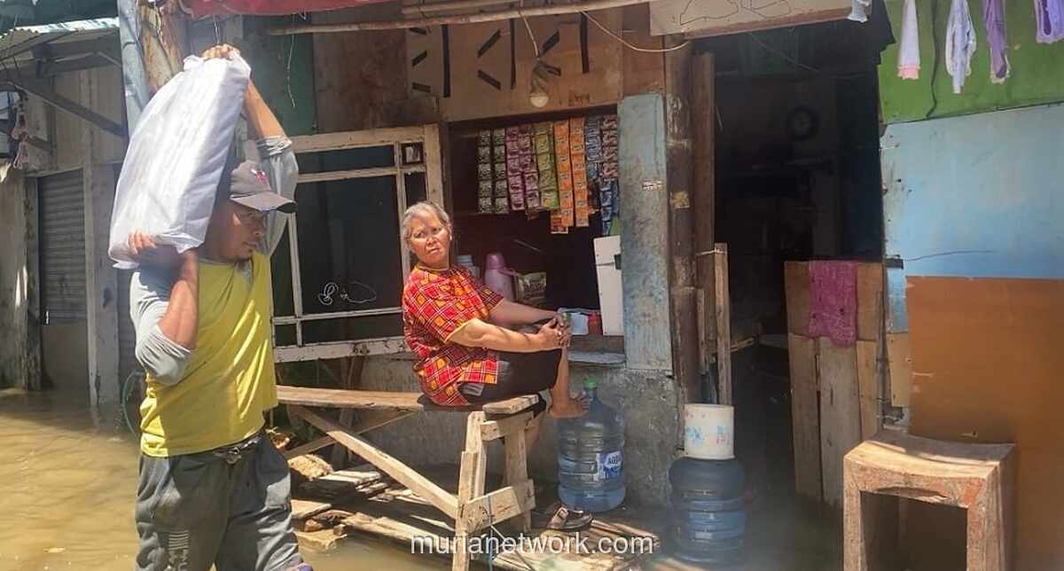 Warga Pluit Bertahan di Tengah Genangan Rob, Bantuan Pemerintah Belum Tampak