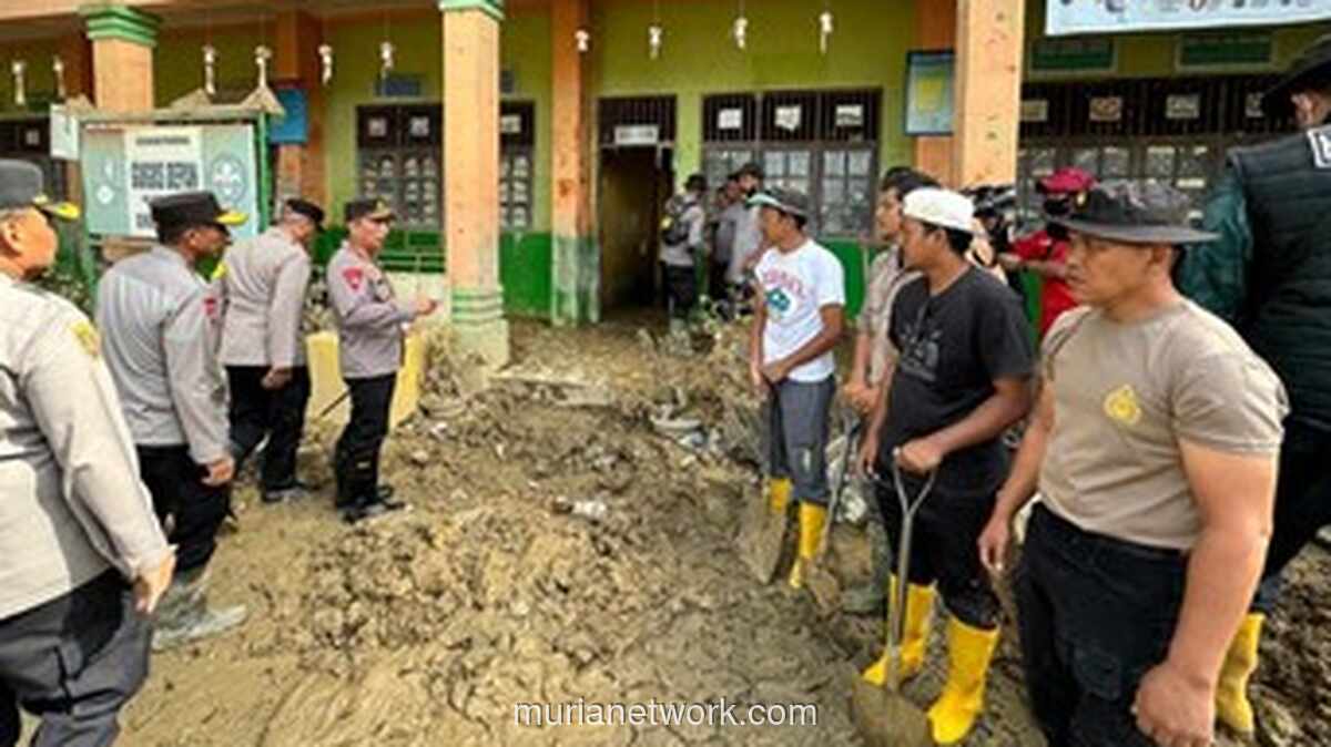 Kapolri Turun Langsung, 200 Personel Dikerahkan Bersihkan Puing Banjir Aceh Tamiang