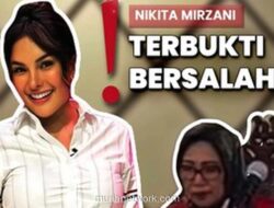 Vonish Bertambah, Nikita Mirzani Dihukum 6 Tahun Penjara Usai Banding