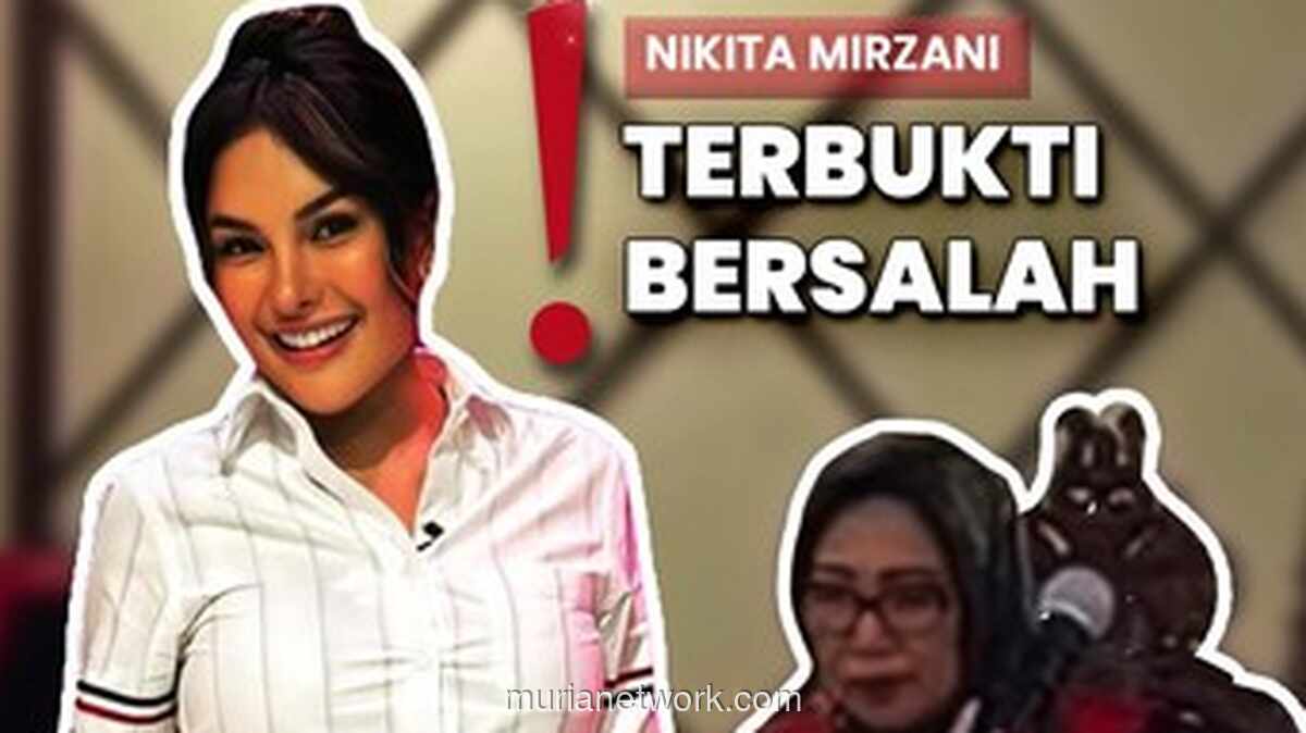 Vonish Bertambah, Nikita Mirzani Dihukum 6 Tahun Penjara Usai Banding
