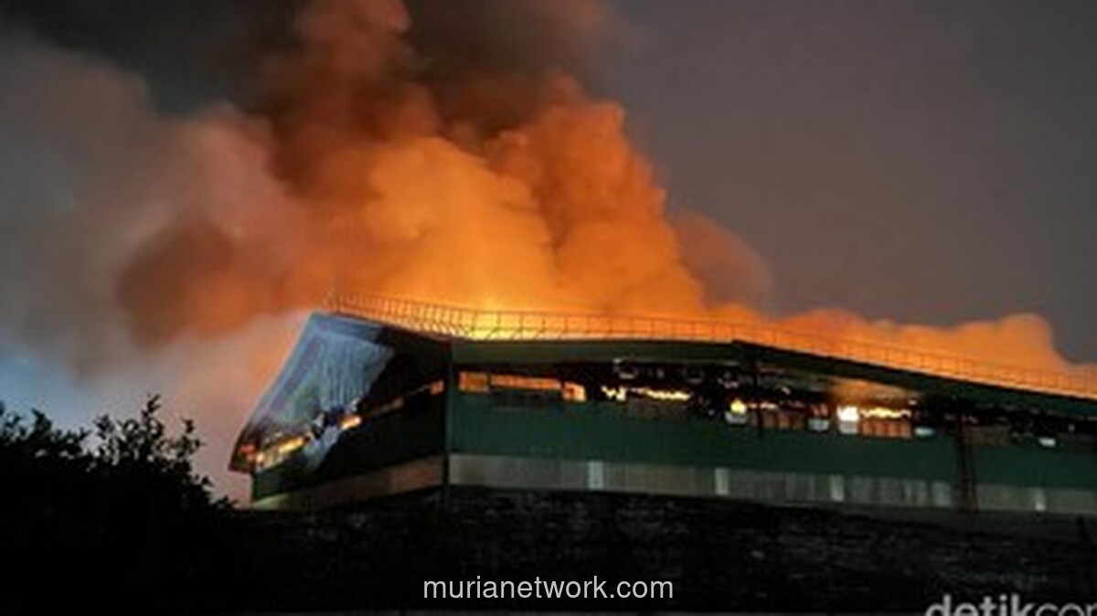 Gudang Pabrik Makanan di Pati Ludes Dilahap Api, Warga Sempat Panik