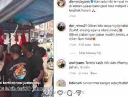 Pedagang Mie Babi Berpeci di Bandung Ditegur, Diwajibkan Pasang Keterangan Jelas