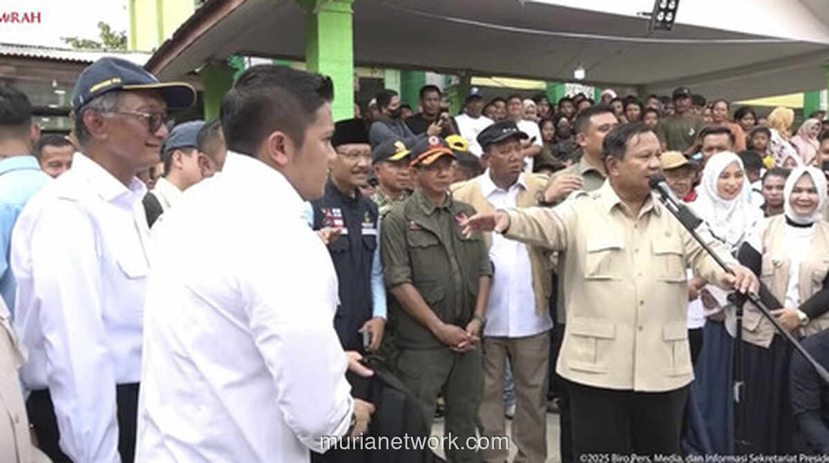 Prabowo Langsung Turun ke Langkat Usai Lawatan Luar Negeri
