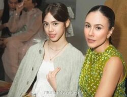 London Abigail, Putri Wulan Guritno, Memukau di Atas Runway Meski Hati Tertambat di Balik Layar