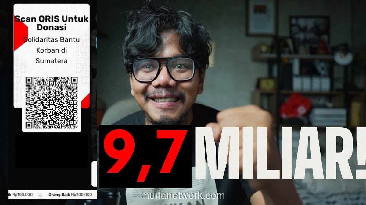 12 Jam Live, Rp9,7 Miliar Tergalang: Aksi Solidaritas Ferry Irwandi untuk Korban Banjir Sumatera