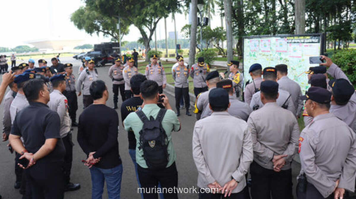 2.617 Personel Amankan Aksi Buruh di Monas, Polisi Tegaskan Tak Bawa Senjata Api