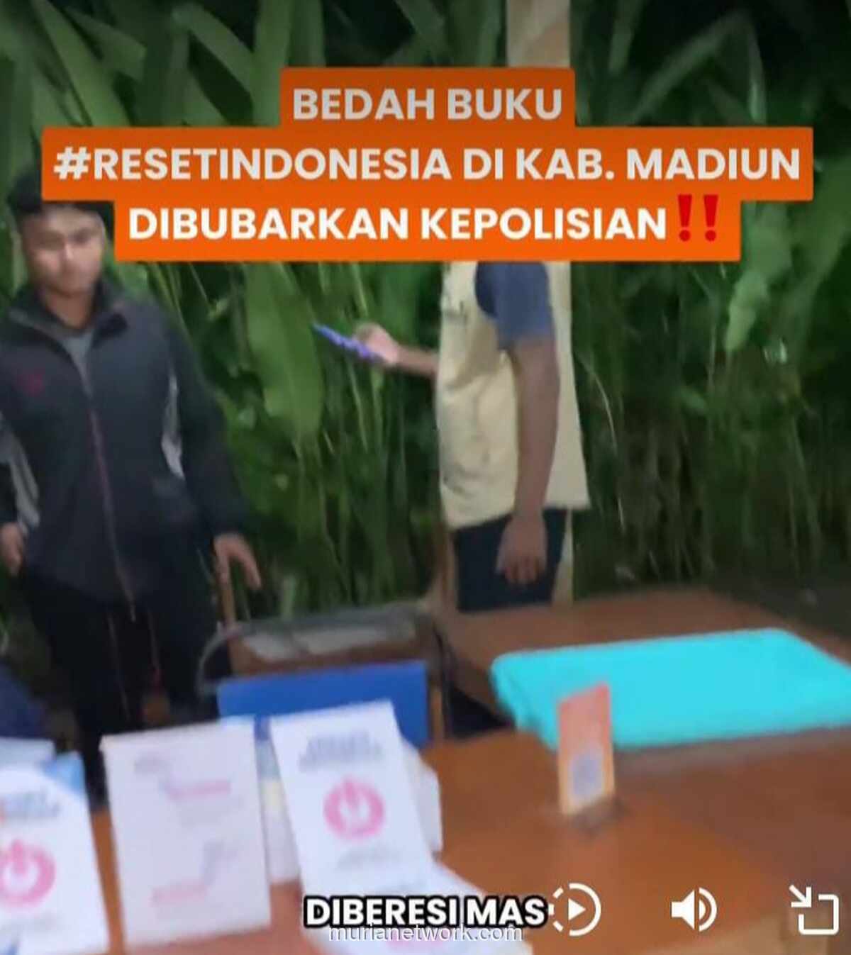 Diskusi Buku Reset Indonesia di Madiun Dibubarkan Paksa Aparat