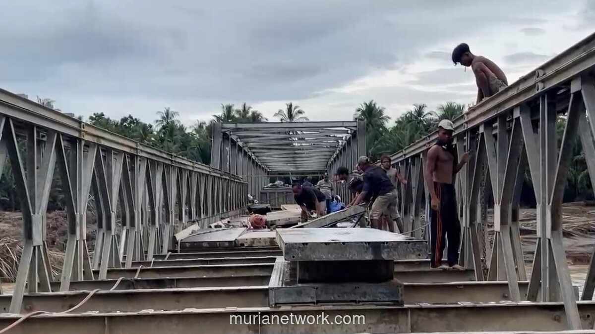 Jembatan Bailey Bireuen Ditargetkan Beroperasi Kamis Ini