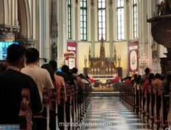 Gereja Katedral Jakarta Gelar Misa Hybrid Sambut Pergantian Tahun