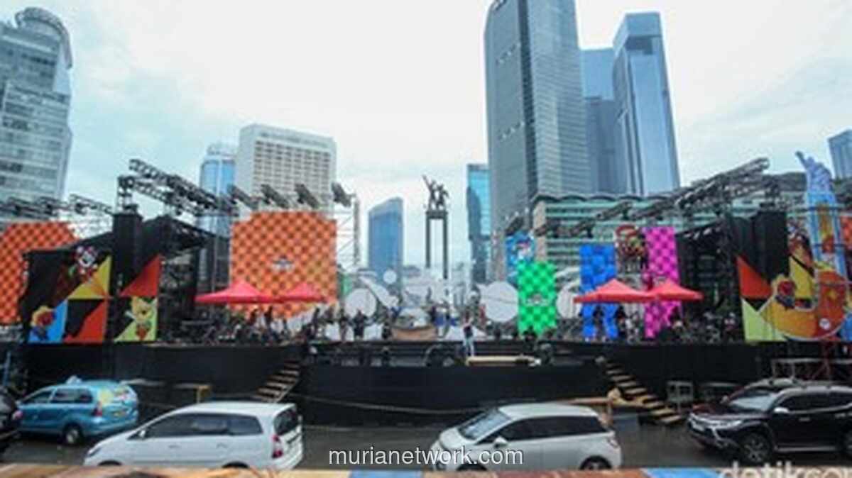 33 Ruas Jalan Ditutup, Jakarta Siapkan 8 Panggung Hiburan Sambut 2026