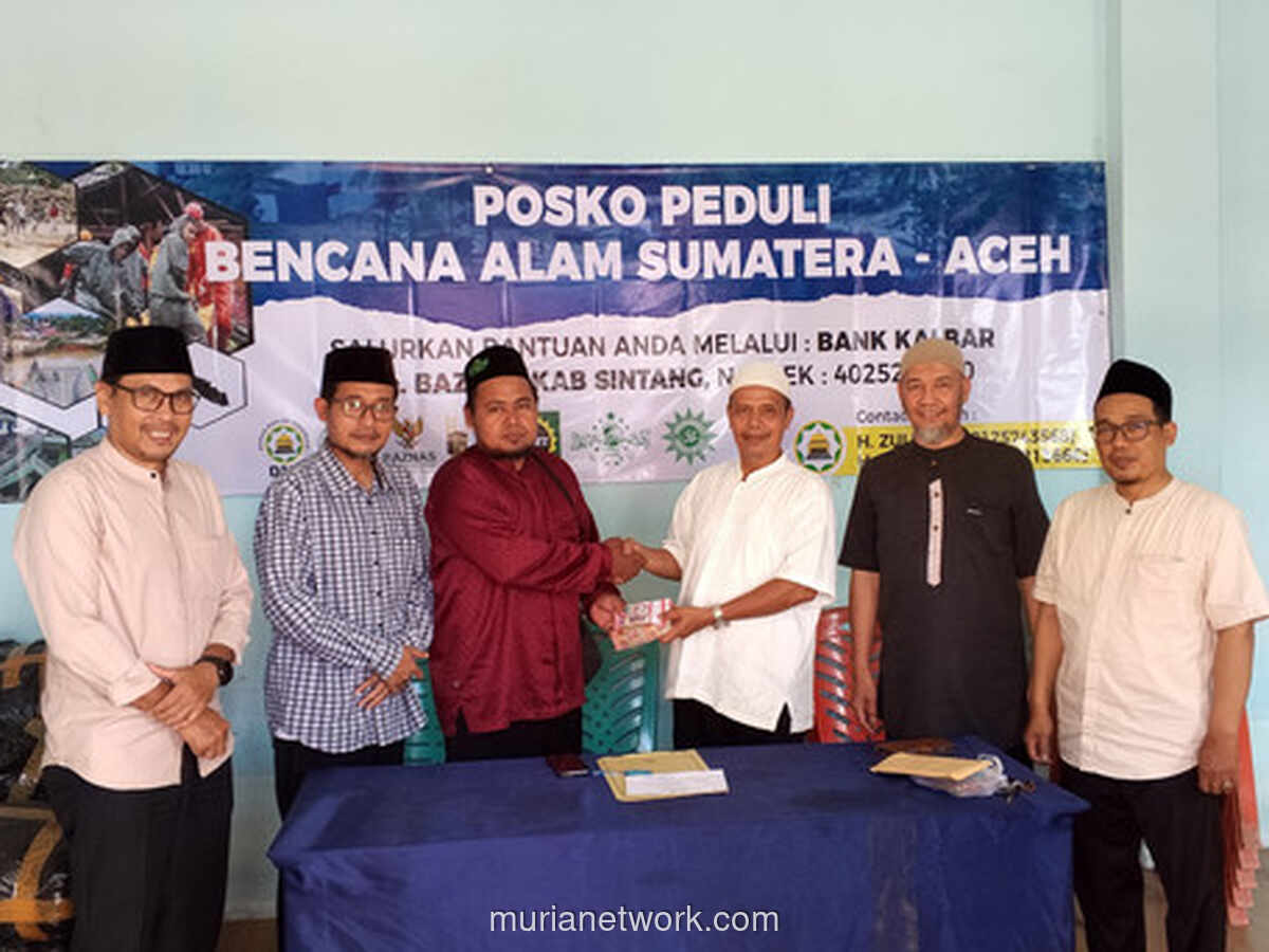PCNU Sintang Galang Rp17 Juta untuk Korban Banjir di Tiga Provinsi
