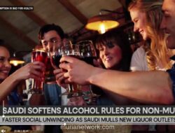 Antrean Panjang di Riyadh: Warga Asing Berebut Beli Alkohol Legal