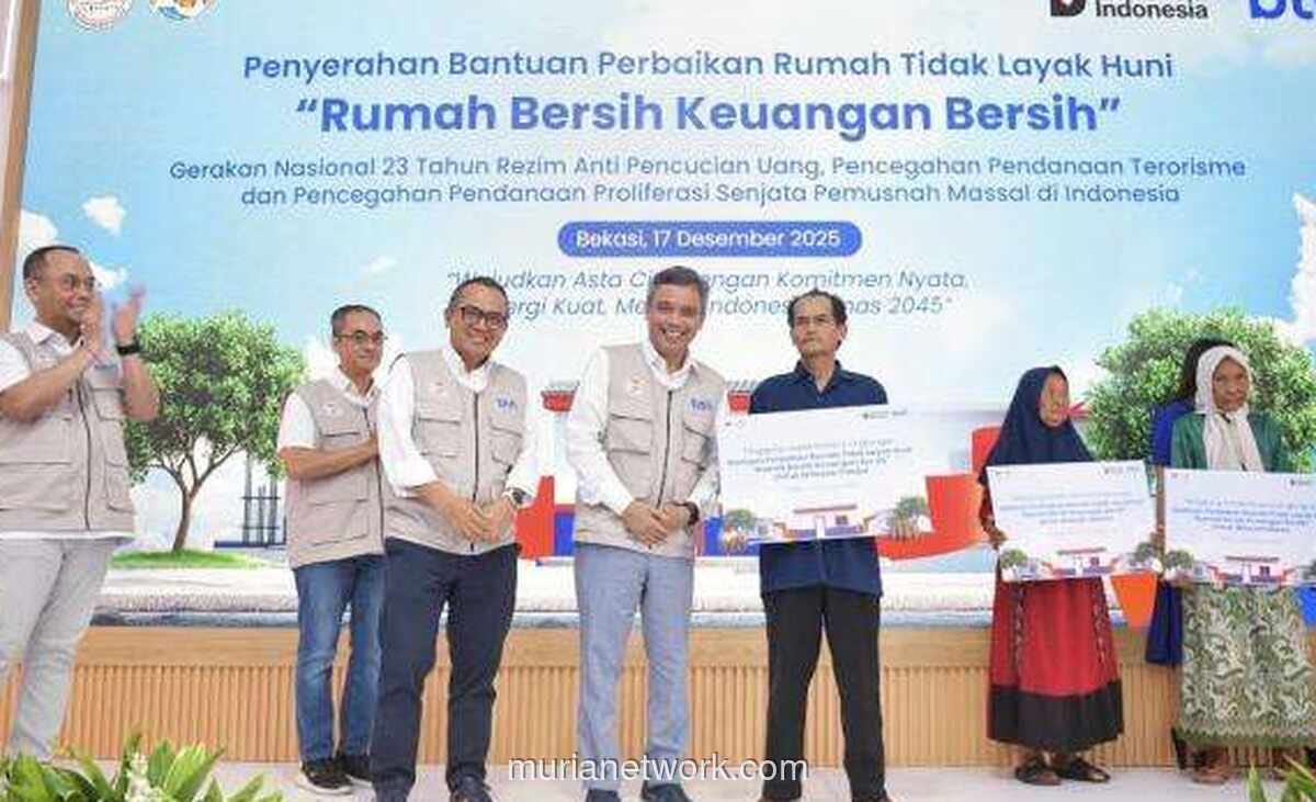 BTN dan PPATK Bersinergi, 15 Rumah Tak Layak Huni Disulap Jadi Rumah Bersih, Keuangan Bersih