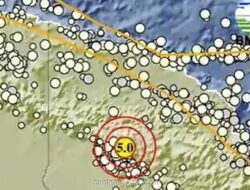 Gempa Magnitudo 5,0 Guncang Bovendigoel, Papua