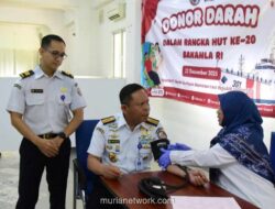 Kepala Bakamla Ikut Sumbang Darah dalam Aksi HUT ke-20, 107 Kantong Terkumpul