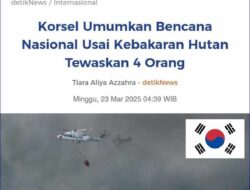 Kebakaran Hebat di Korsel Picu Polemik: Bencana Nasional atau Tindakan Lembek?