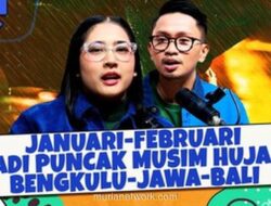 BMKG Ungkap Puncak Hujan dan Ancaman Cuaca Ekstrem Jelang Nataru