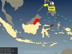 Bibit Siklon 93W Mengintai, Hujan Lebat Ancam Sulut dan Kalut