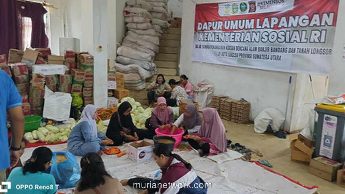 Dapur Umum Berjibun, 164 Ribu Porsi Harian Selimuti Korban Banjir Sumatera