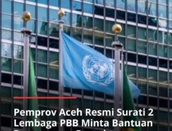 Aceh Undang UNDP dan UNICEF, Berbekal Pengalaman Pemulihan Pasca-Tsunami