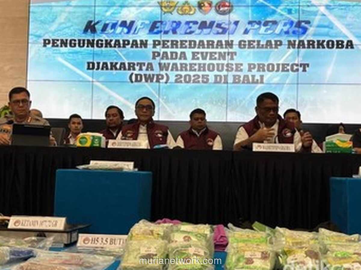 Narkoba Senilai Rp 60 Miliar untuk DWP 2025 Digagalkan Polisi