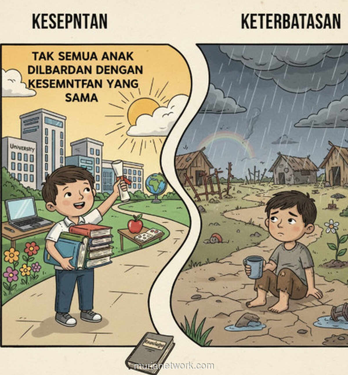 Garis Start yang Tak Setara: Ketika Pendidikan Justru Memperdalam Jurang