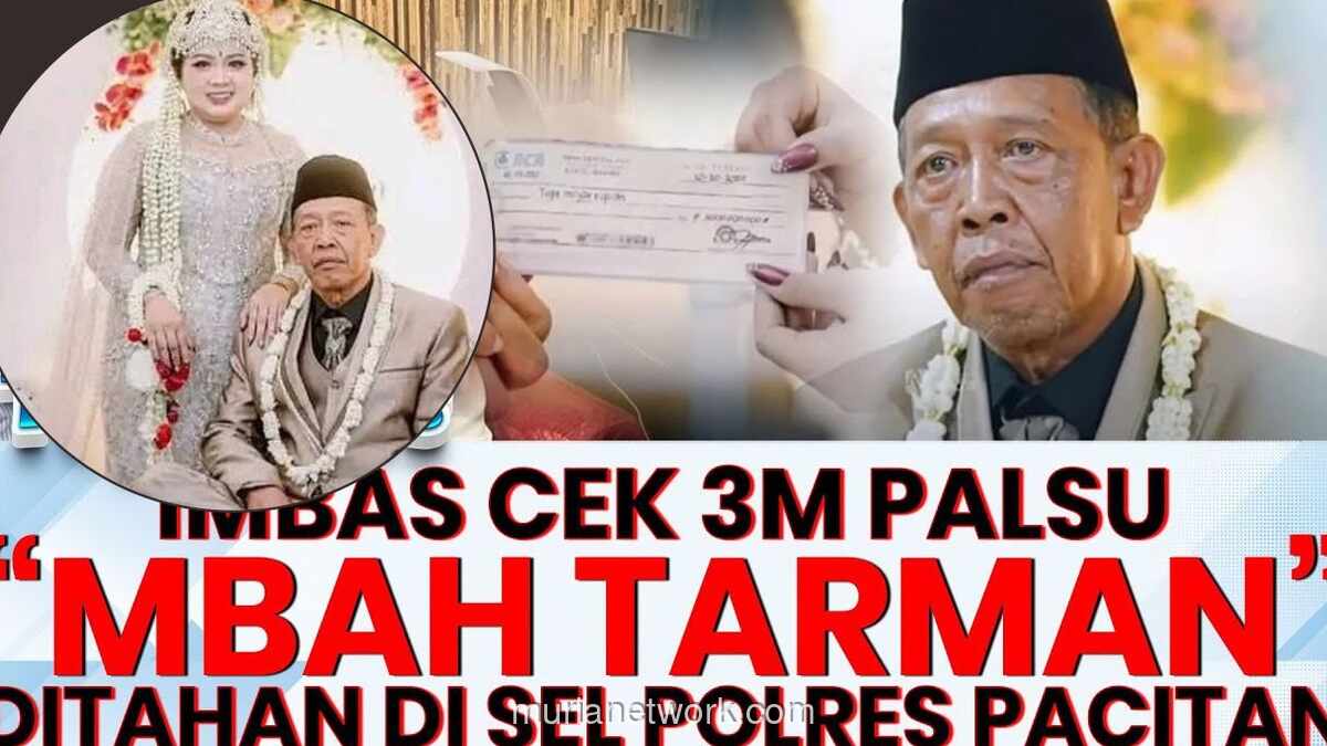 Cek Rp 3 Miliar untuk Mahar, Kakek Pacitan Berakhir di Tahanan