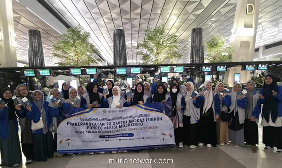 Haru dan Binar Mata 87 Santri eLKISI Melangkah ke Kairo