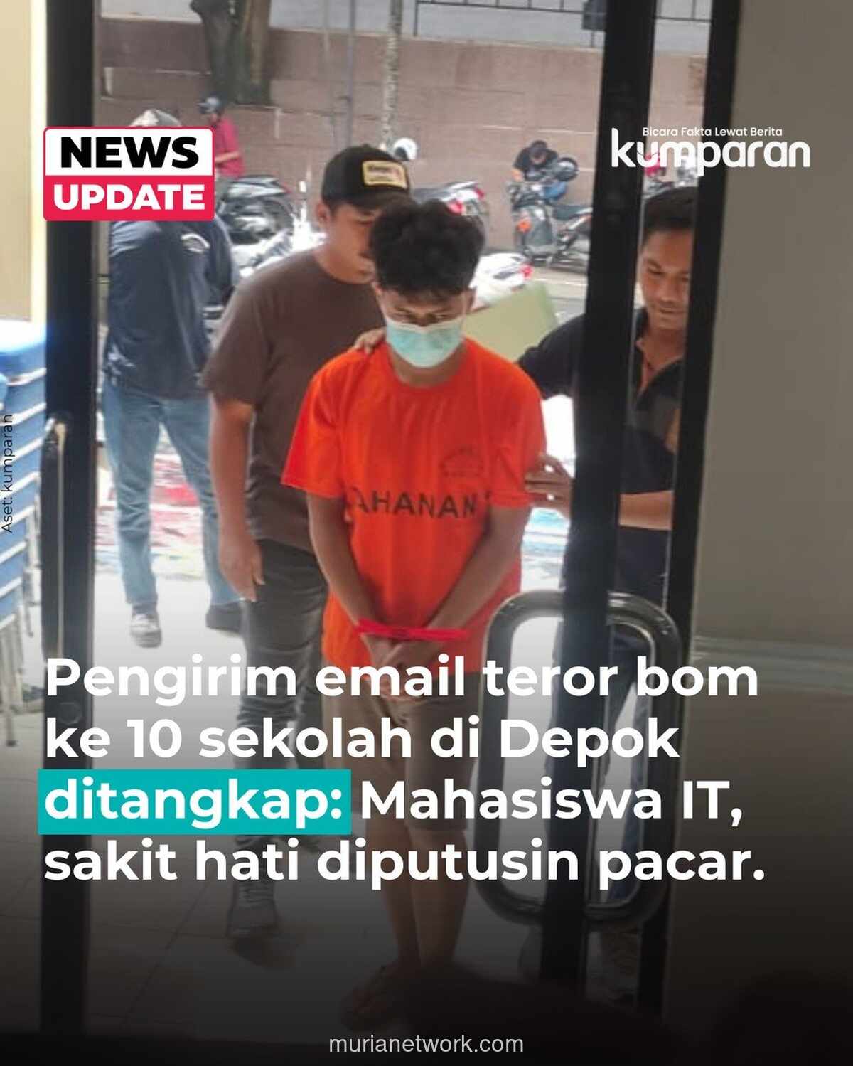 Mahasiswa IT Kirim Email Teror ke Sekolah Usai Cinta Ditolak