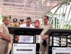 Gubernur DKI Resmikan Dua JPO Antipencurian dengan Ornamen Penuh Makna