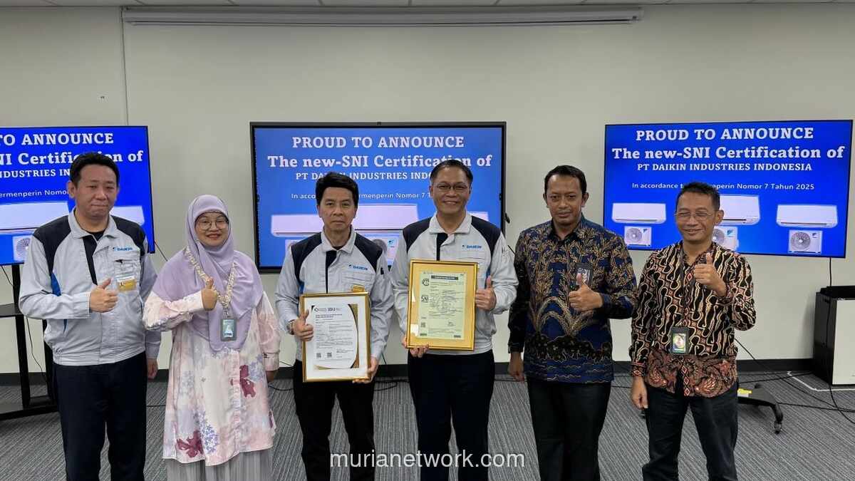 Daikin Amankan Sertifikasi SNI Terbaru, Pacu Ekspansi Pasar Domestik