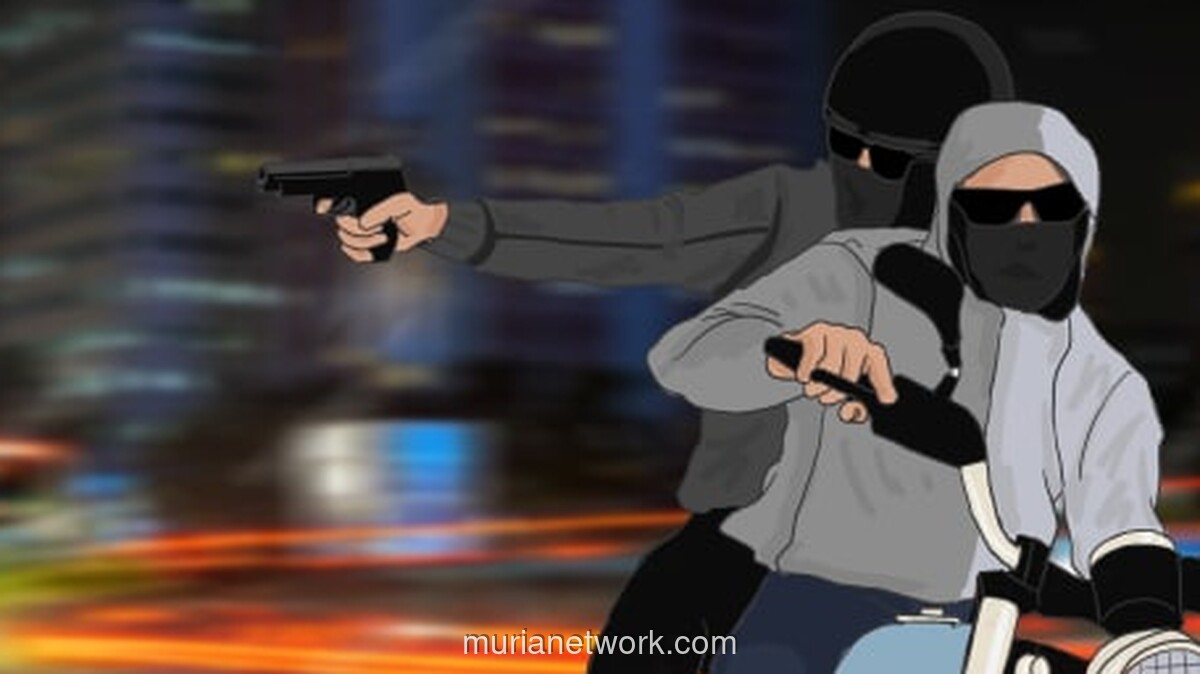 Aksi Begal Motor di Kembangan Bawa Senjata, Warga Cuma Bisa Nonton