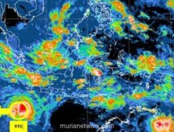 BMKG Waspadai Bibit Siklon 93S yang Berpotensi Jadi Badai Tropis Kategori 2