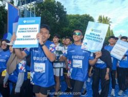Ribuan Kaki Berlari untuk Sumatera di Candi Borobudur