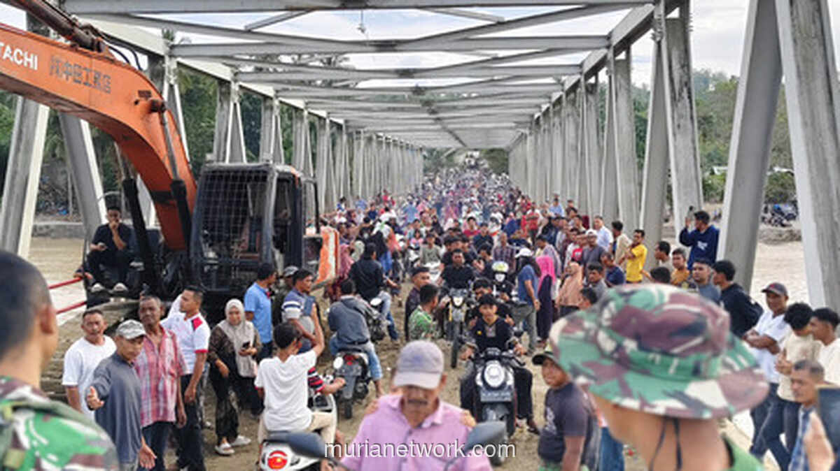 Jembatan Darurat Selesai, Warga Bireun-Aceh Utara Kembali Tersambung