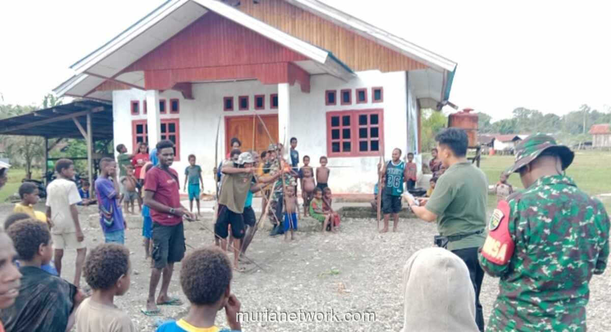Panahan Tradisional Meriahkan Natal di Yahukimo, Kodim Usung Nilai Sejarah