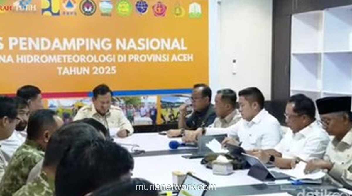 Prabowo Pimpin Rapat Darurat di Aceh, Cari Solusi Pengiriman Bantuan yang Lebih Bermartabat