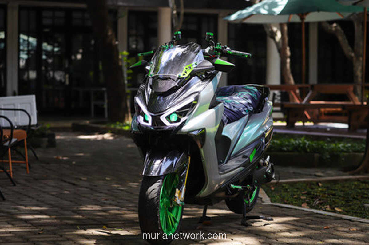 Polytron Fox R Hijau Ini Habiskan Belasan Juta untuk Modifikasi Estetik