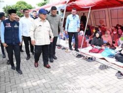 Prabowo Turun Langsung, Dengarkan Keluhan Warga Langkat Pasca-Banjir