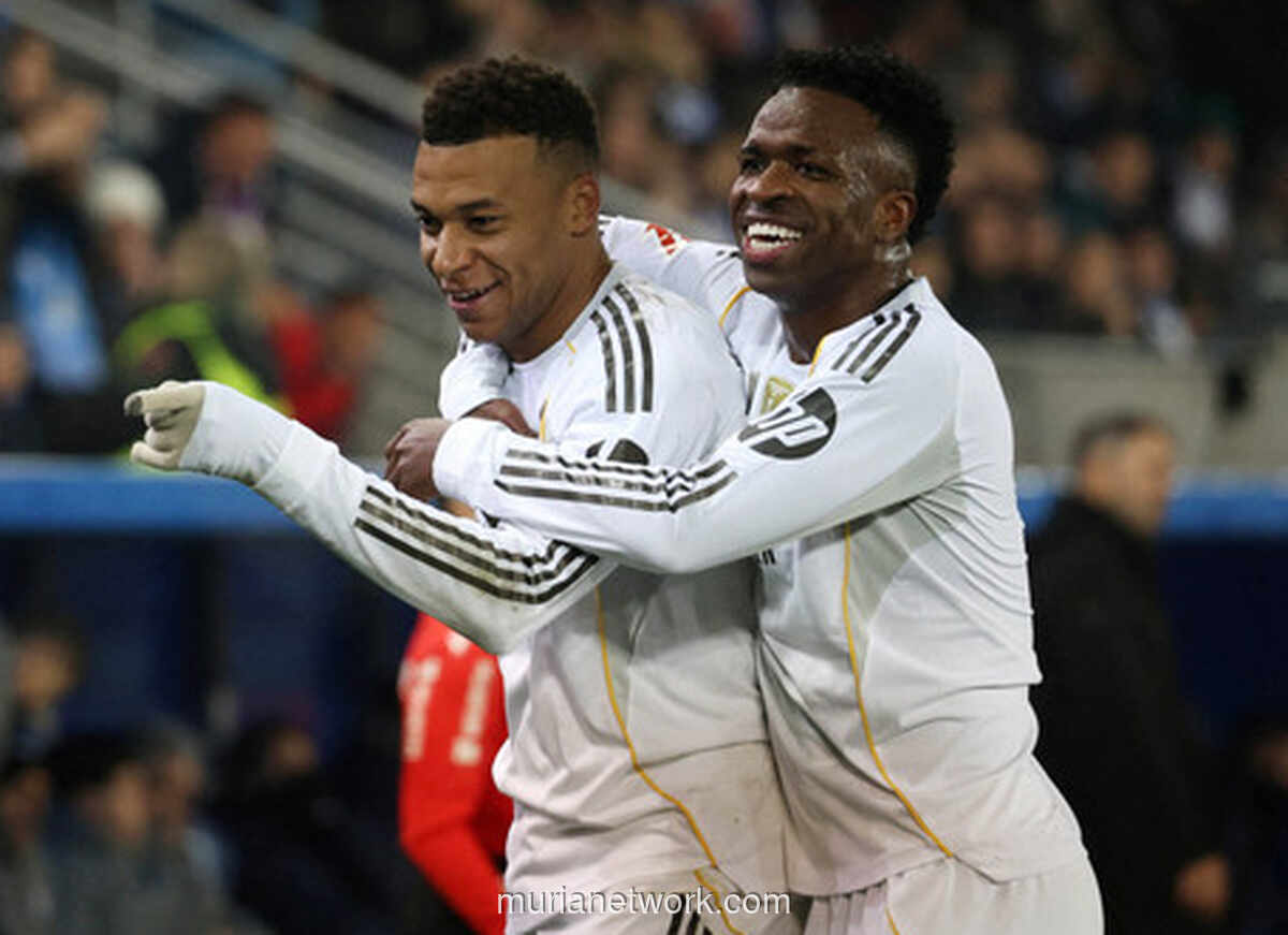 Real Madrid Tundukkan Alaves di Kandang, Mbappe dan Rodrygo Jadi Penentu