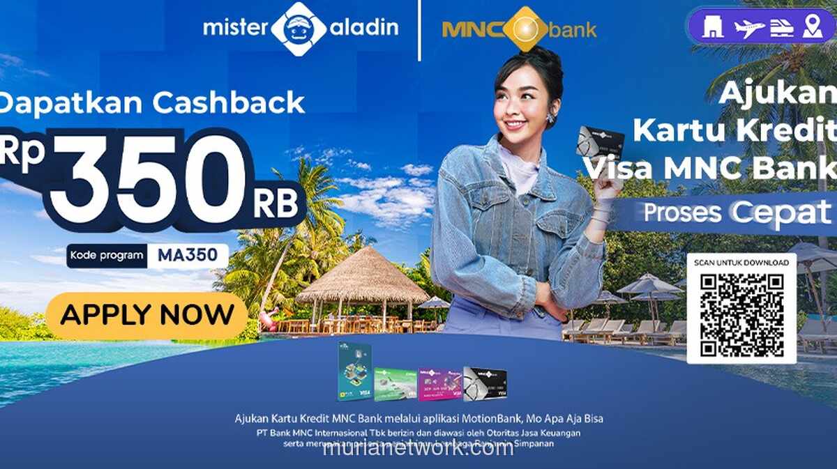 Mister Aladin Gencar Beri Cashback Rp350 Ribu, Liburan Akhir Tahun Makin Hemat