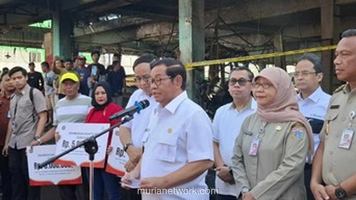 Pramono Anung Beri Tenggat Lima Hari untuk Bangkitkan Pasar Kramat Jati dari Abu