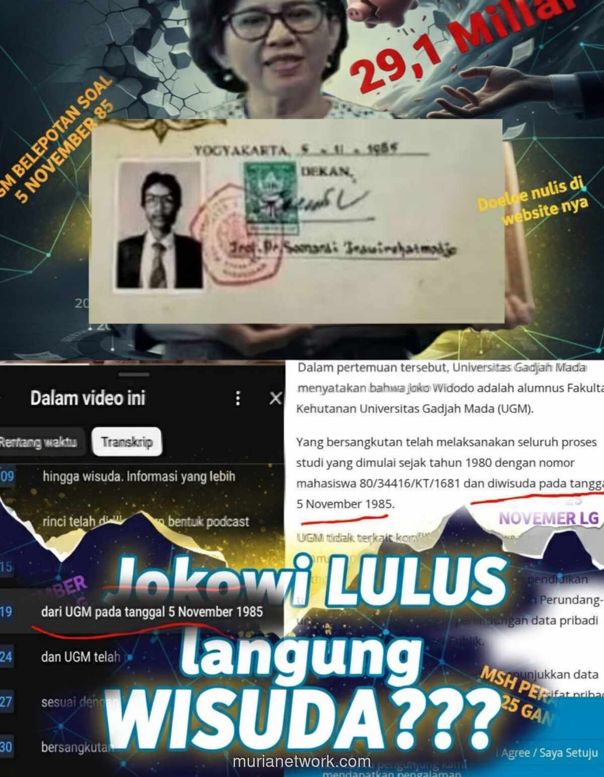 UGM Kembali Revisi Tanggal Kelulusan Jokowi, Kini Jadi 23 Oktober 1985