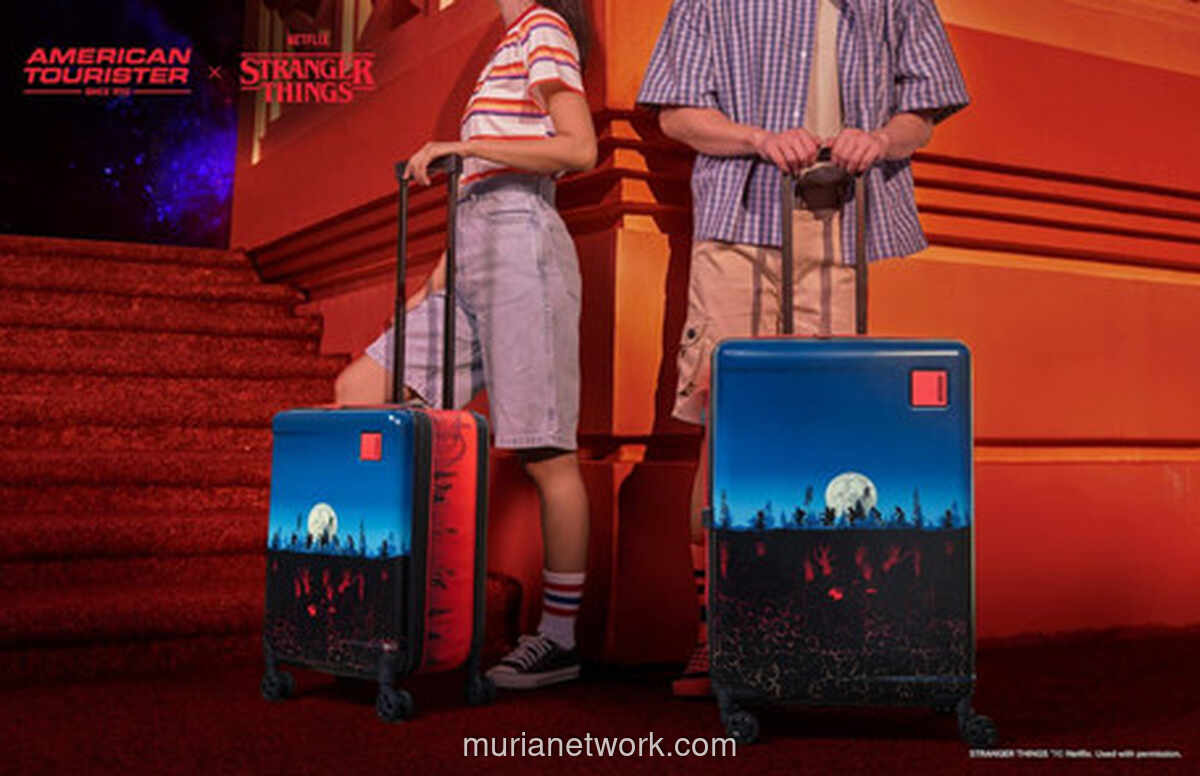 American Tourister Rilis Koleksi Koper Bertema Upside Down untuk Sambut Musim Terakhir Stranger Things
