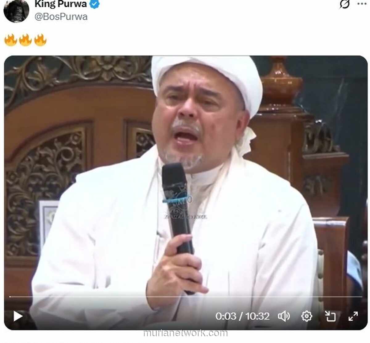 Habib Rizieq Sindir Pemerintah: Kalau Ngutang Boleh Malu, Tetapkan Bencana Nasional Jangan Malu!