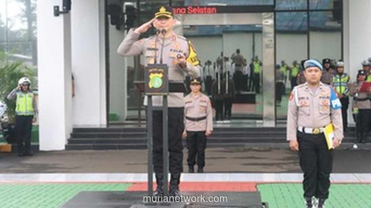 Polres Tangsel Gelar Apel Akbar, Siapkan Operasi Lilin untuk Nataru 2025