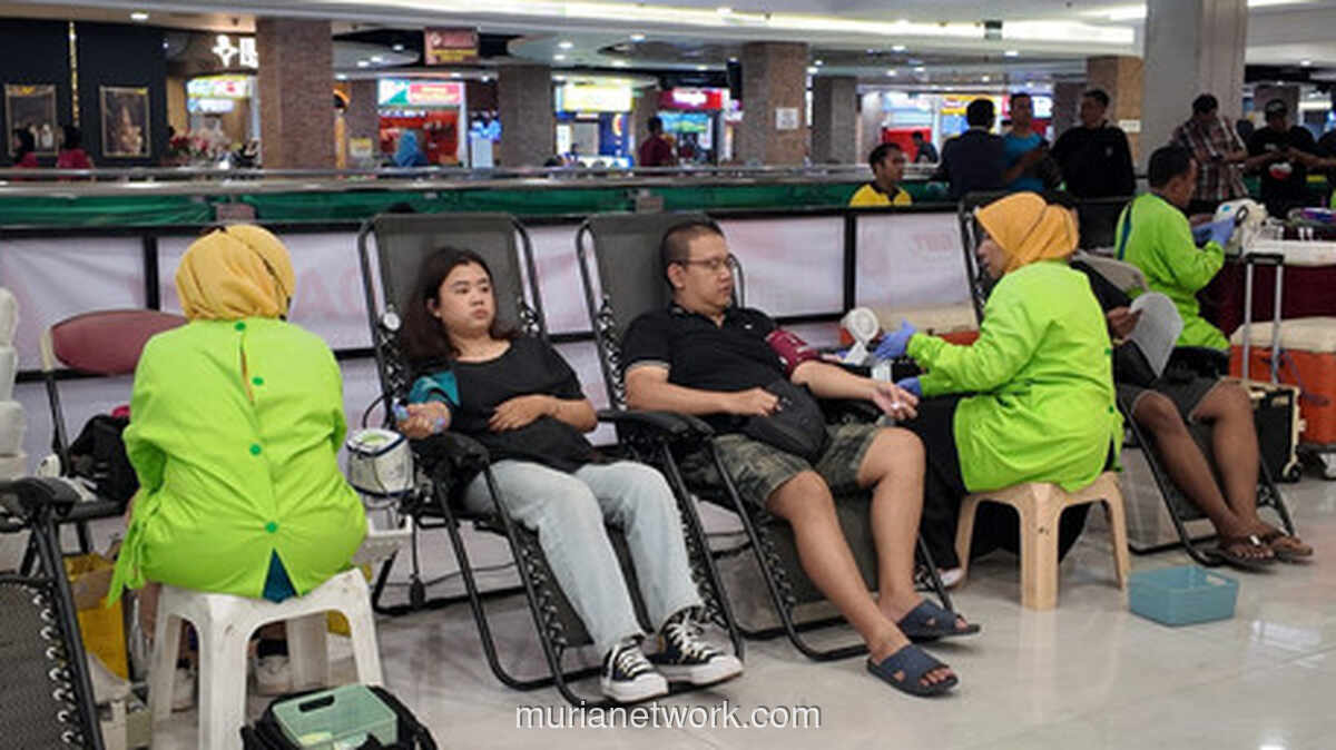 Surabaya Ramai-Ramai Donor Darah, 297 Kantong Terkumpul di Mal
